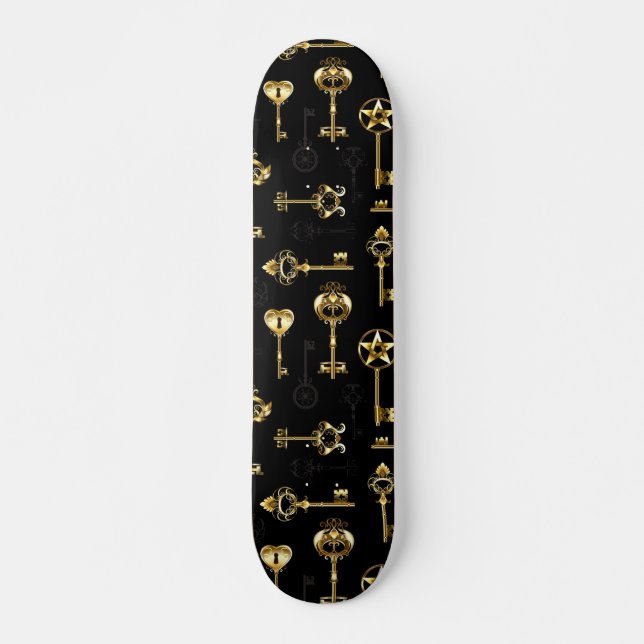 Skateboard Les Patters de Seamless avec Golden Keys (Devant)