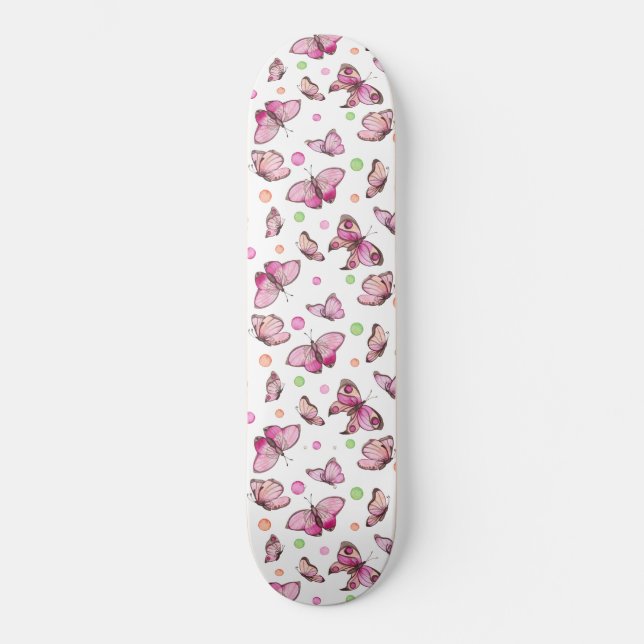 Skateboard Les Patters du Colorful Pink (Recto)