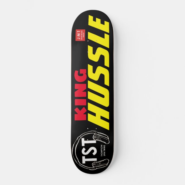 SKATEBOARD LES SKATEBOARDS KING HUSSLE PRO. JMT USA (Recto)