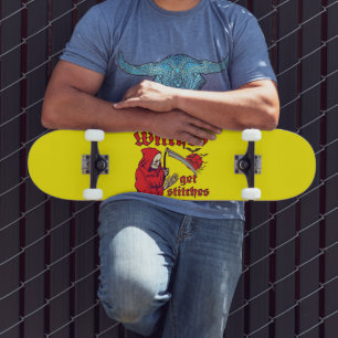 Skateboard LES TÉMOINS OBTIENNENT DES PIÈCES drôle d'hallowee