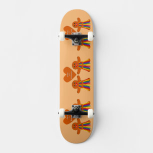 Skateboard Lesbienne Noël pain d'épices Couple dames
