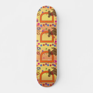 Skateboard LETTRE CHIEN D Patinage
