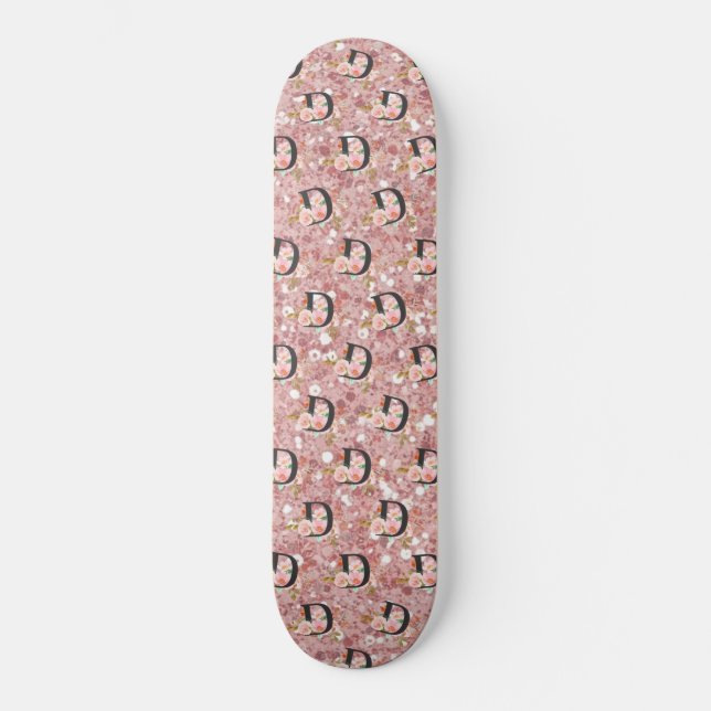 Skateboard Lettre D (Recto)