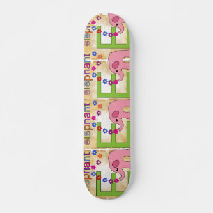 Skateboard LETTRE Éléphante E Patinage