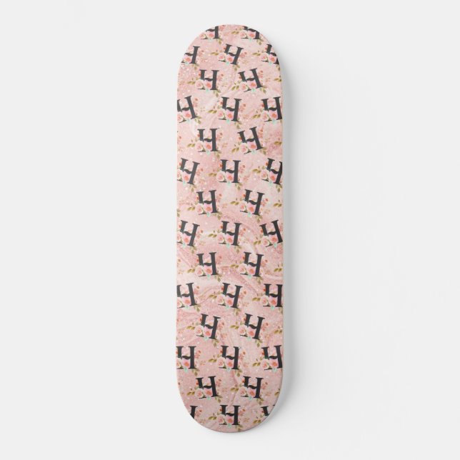 Skateboard Lettre H (Recto)