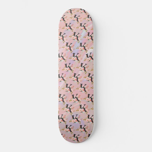 Skateboard Lettre K (Recto)