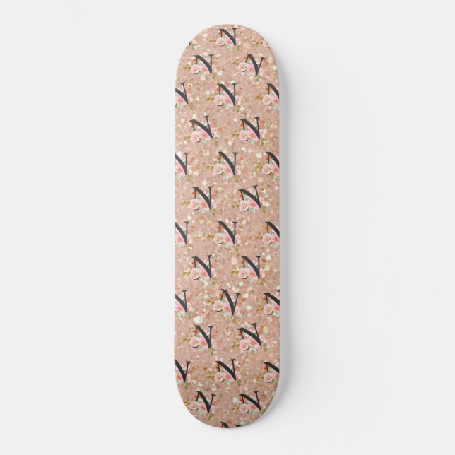 Skateboard Lettre N (Recto)