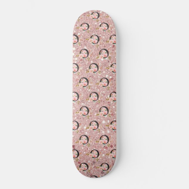 Skateboard Lettre O (Recto)