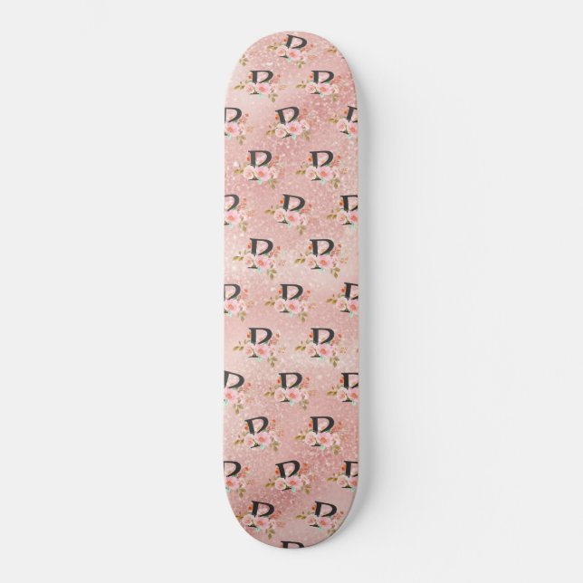 Skateboard Lettre P (Recto)