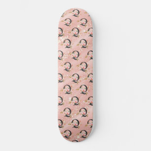 Skateboard Lettre Q