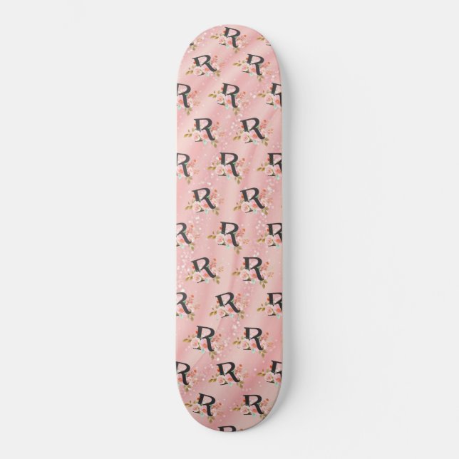 Skateboard Lettre R (Recto)