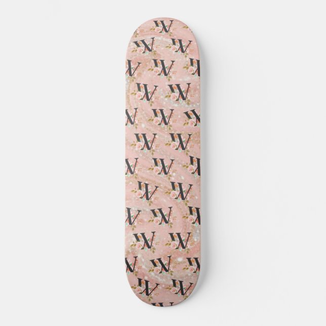 Skateboard Lettre W (Recto)