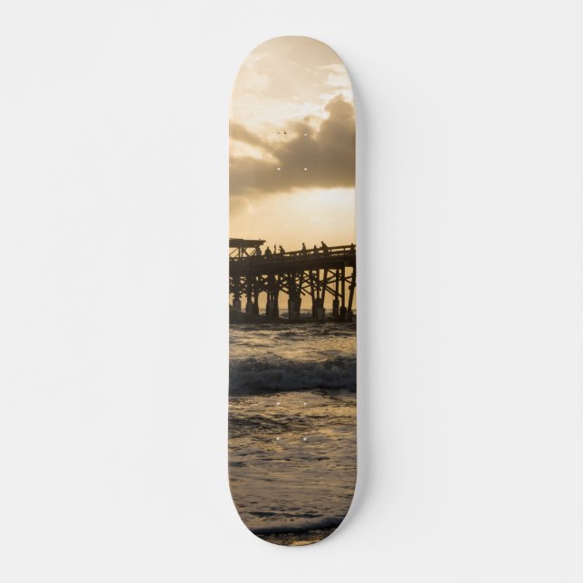 Skateboard Lever du soleil céleste (Devant)