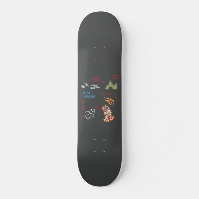 Skateboard L'histoire d'une famille éteinte (Recto)