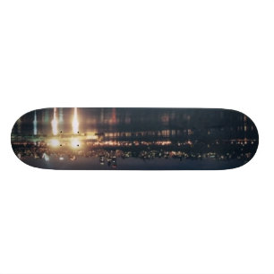Skateboard L'horizon brûle le Hudson