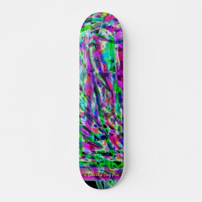 SKATEBOARD LIBERTY DOG PRO SHREDDER - SKATEBOARDS - NEON (Devant)