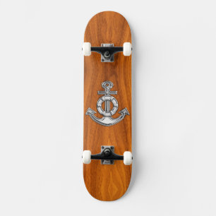 Skateboard Lifesaver Chrome Ancre sur les styles de placage d