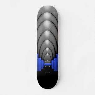 Skateboard Ligne bleue mince de la police