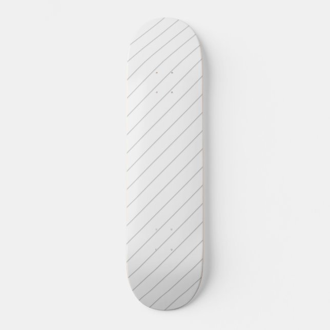 Skateboard Lignes minces diagonales (Recto)