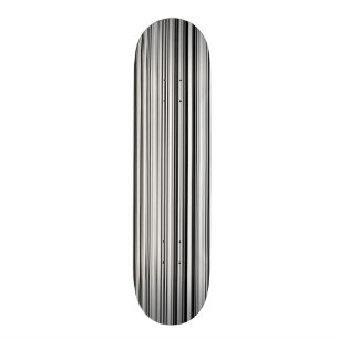 Skateboard Lignes noires et blanches