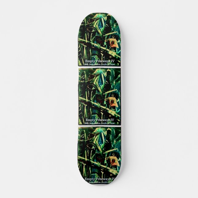 SKATEBOARD LIGNES VIDES IV (Devant)
