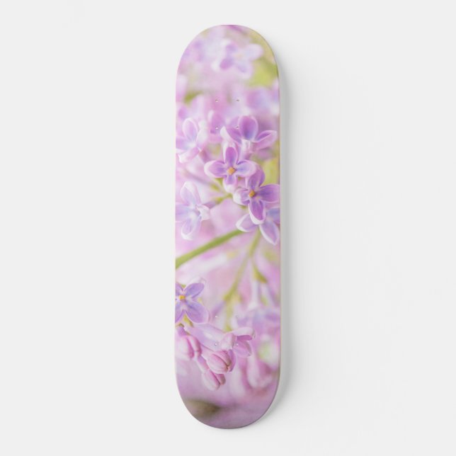 Skateboard Lilac Fleurs Mist (Recto)