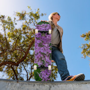 Skateboard Lilas violet romantique élégant violet photo flora