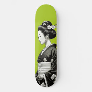 Skateboard Lime Green Geisha