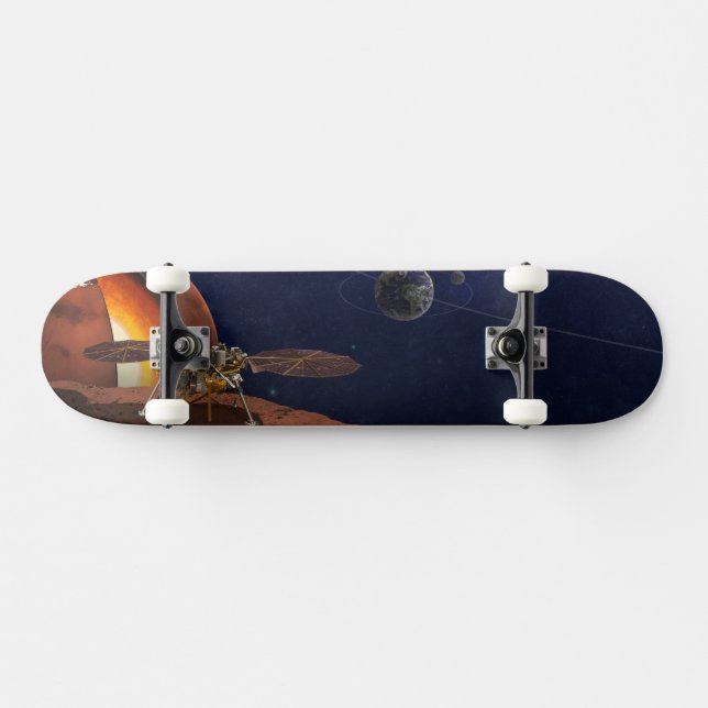 Skateboard L'interprétation de l'artiste de la Lander de visi (Horz)