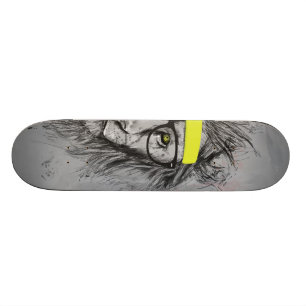 Skateboard lion de hippie
