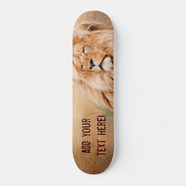 Skateboard Lion majestueux (Recto)