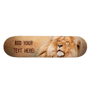 Skateboard Lion majestueux