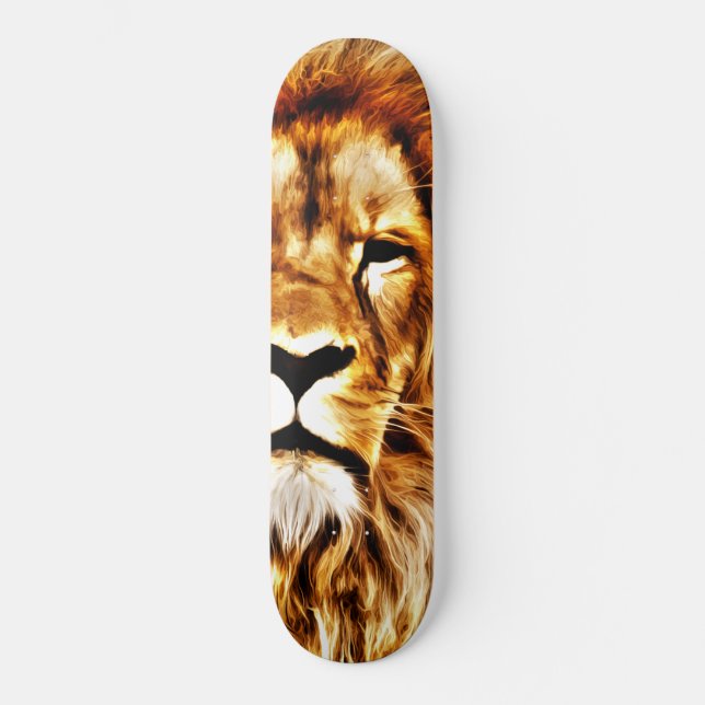 Skateboard Lion royal debout (Recto)