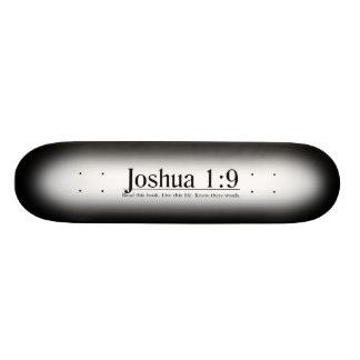 Skateboard Lisez le 1:9 de Joshua de bible