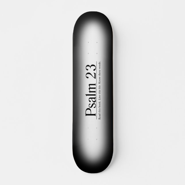 Skateboard Lisez le psaume 23 de bible (Devant)