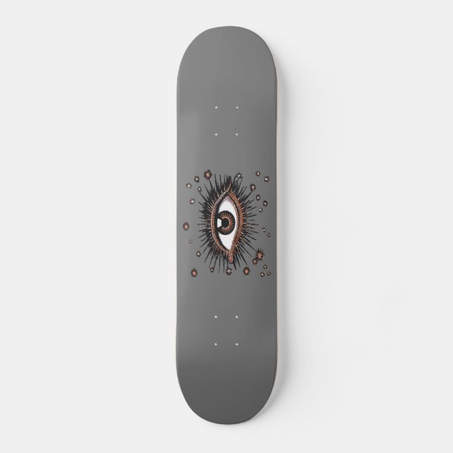Skateboard L'Oeil de tous les yeux (Recto)