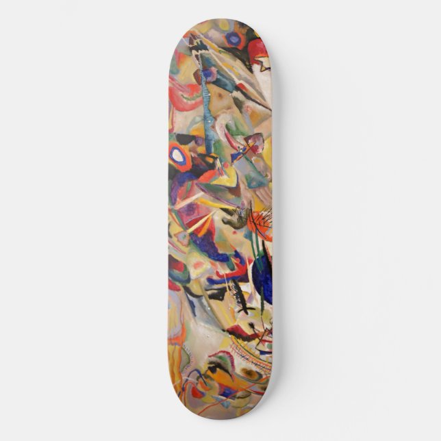 Skateboard L'oeuvre Abstraite de Kandinsky (Recto)