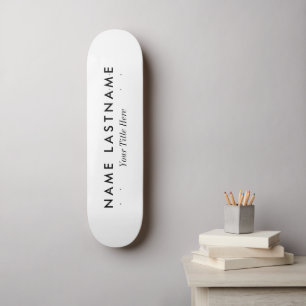 Skateboard Logo Commercial Promotionnel Moderne