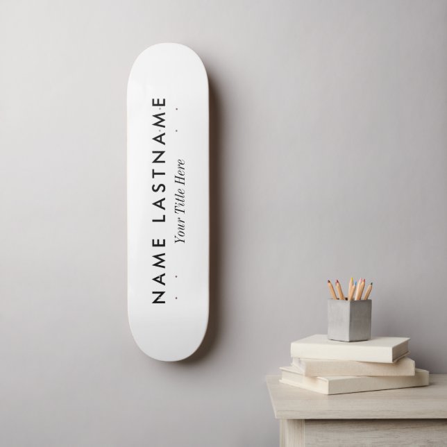 Skateboard Logo Commercial Promotionnel Moderne (Art mural)