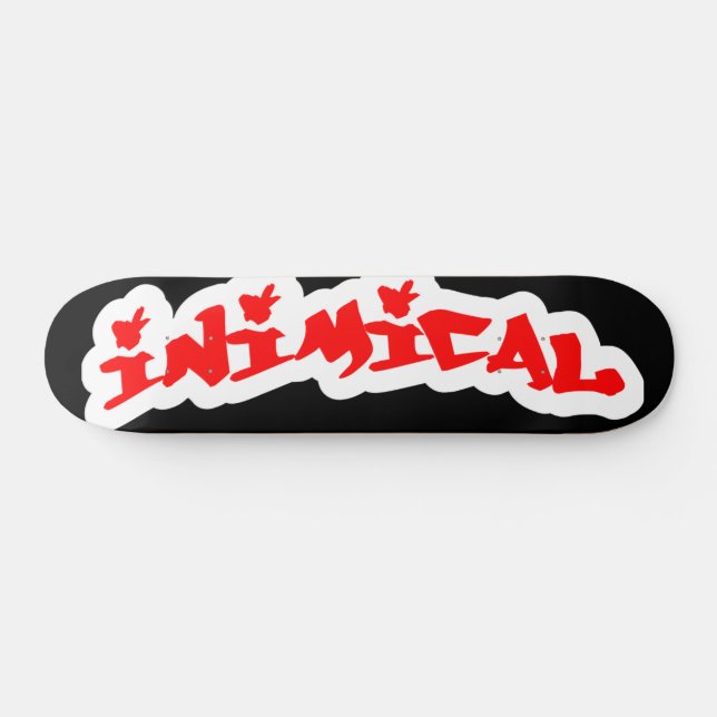 Skateboard Logo de la balise Graffiti en bois classique (Horz)