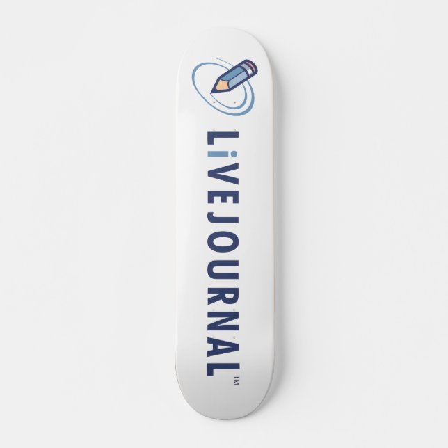 Skateboard Logo de LiveJournal (horizontal) (Devant)