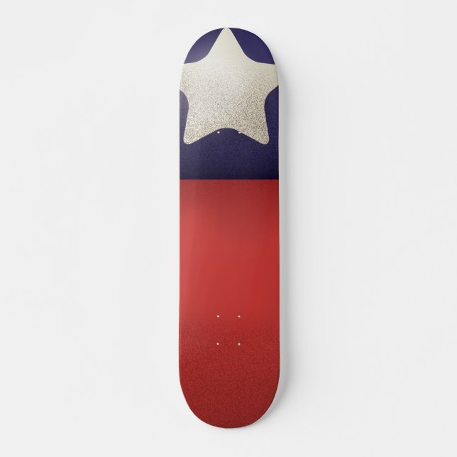 Skateboard Logo de super-héros américain (Devant)