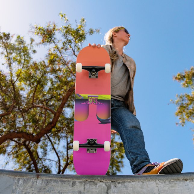 Skateboard Logo graphique REGARDER (Extérieur 1)
