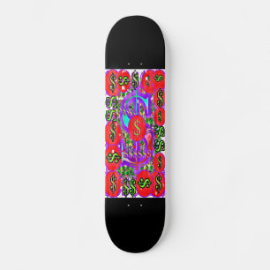Skateboard Logo Money Noir