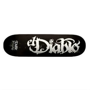 Skateboard Logo original ; Le Diable Magazine Skate Deck