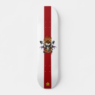 SKATEBOARD LONG PANNEAU DE CRÂNE POSTAL DE 3 TYPES
