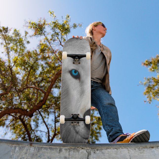 Skateboard Loup Arctique (Extérieur 1)