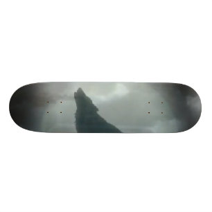 Skateboard Loup - customisé