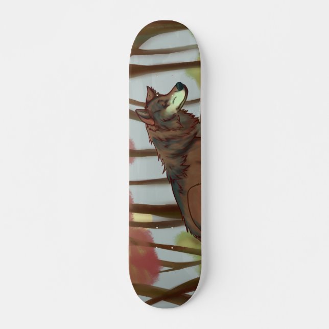 Skateboard Loup européen (Devant)