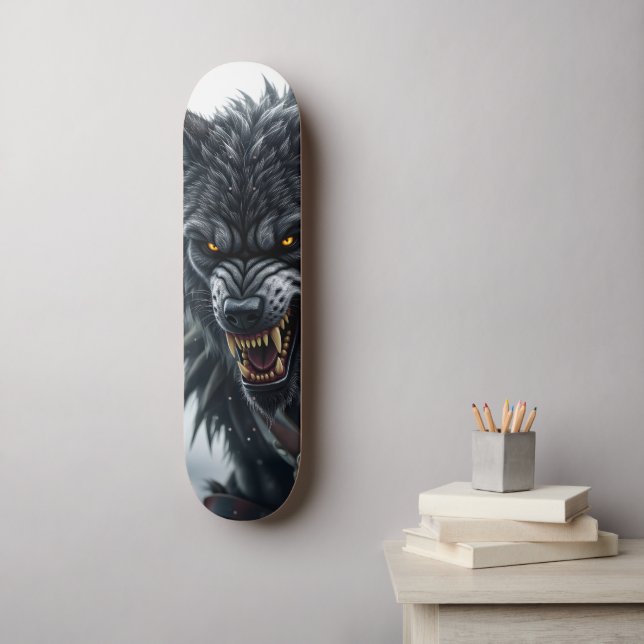 Skateboard Loup-garou (Art mural)
